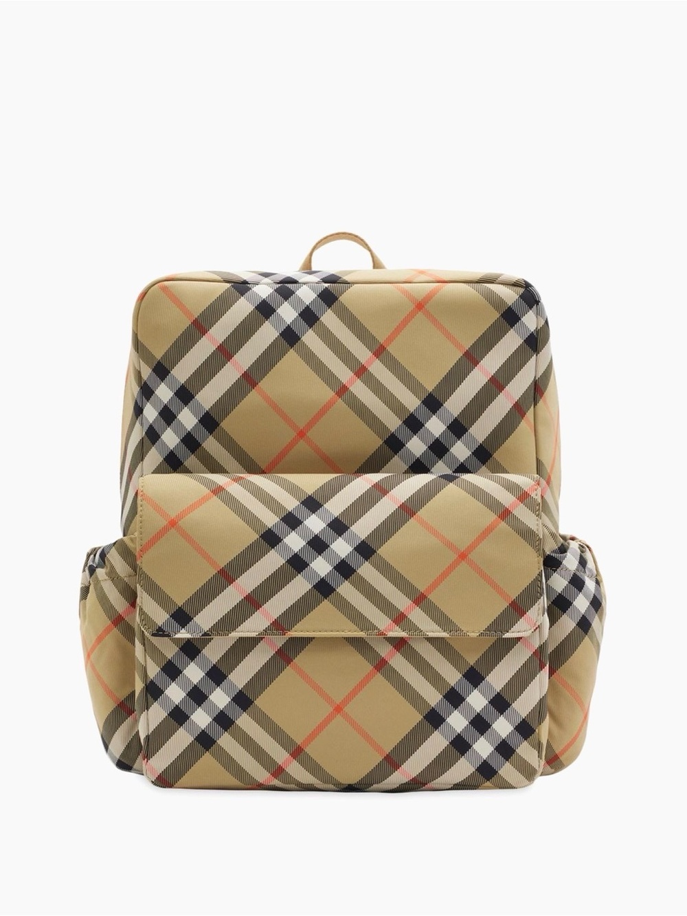 Burberry Tan Vintage Check Plaid Backpack